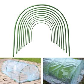 Greenhouse Hoops Tunnel ,4'*0.31",Green (pack: 12)